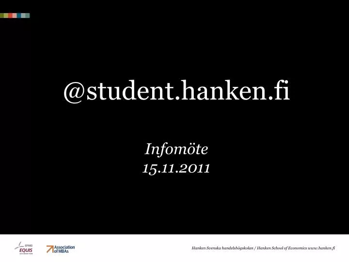 @ student hanken fi