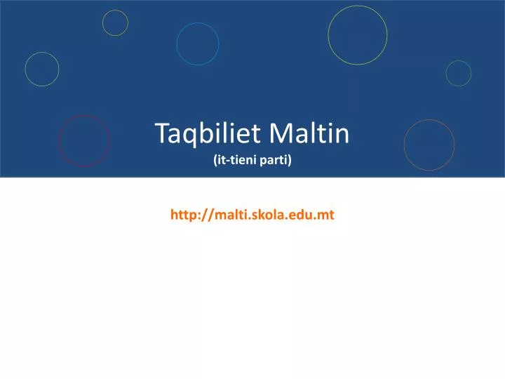 taqbiliet maltin it tieni parti http malti skola edu mt