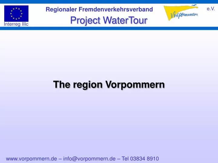 the region vorpommern