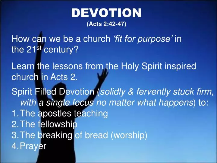 devotion acts 2 42 47