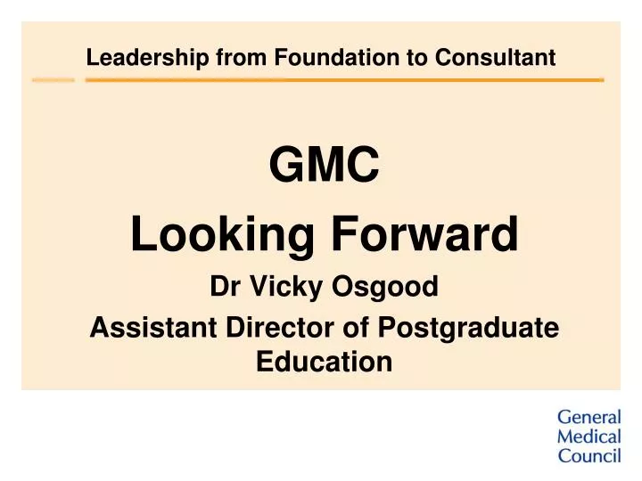 leadership from foundation to consultant