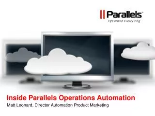 Inside Parallels Operations Automation