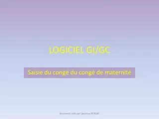logiciel gi gc