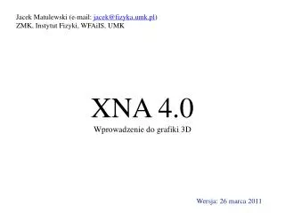 xna 4 0 wprowadzenie do grafiki 3d