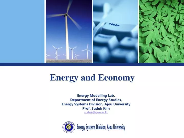 energy and economy