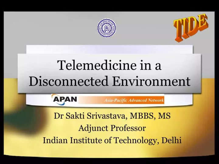 telemedicine in a disconnected environment