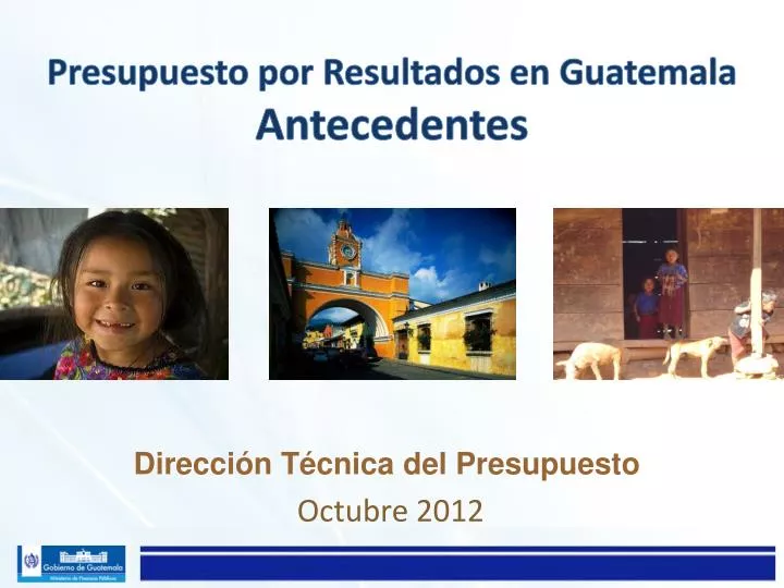 presupuesto por resultados en guatemala antecedentes