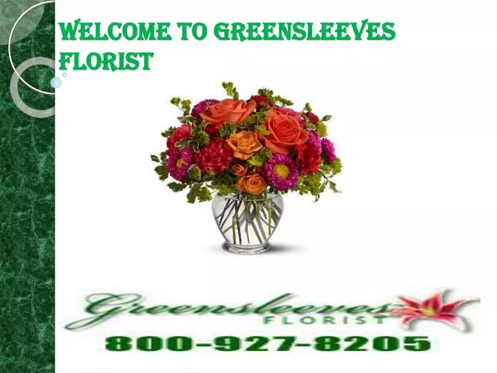 welcome to greensleeves florist