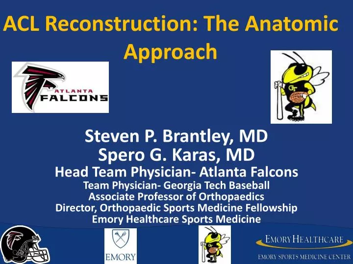 acl reconstruction the anatomic approach
