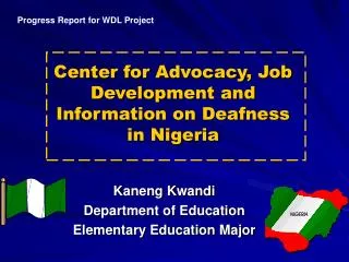 Center for Advocacy, Job Development and Information on Deafness in Nigeria