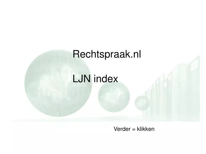 rechtspraak nl ljn index