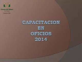 capacitacion en oficios 2014