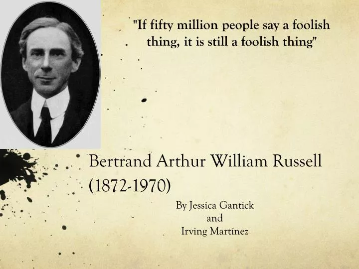 bertrand arthur william russell 1872 1970