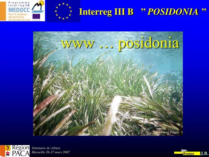 interreg iii b posidonia