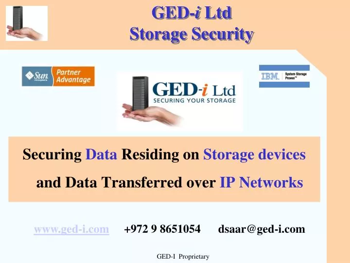 ged i ltd storage security