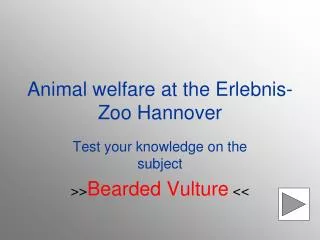 Animal welfare at the Erlebnis-Zoo Hannover