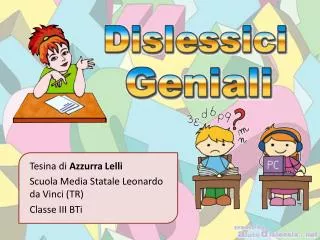 tesina di azzurra lelli scuola media statale leonardo da vinci tr classe iii bti