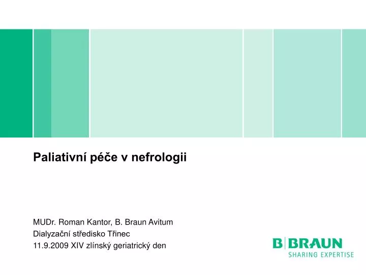 paliativn p e v nefrologii