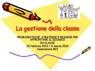 la gestione della classe