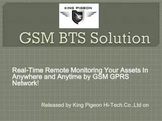GSM BTS Solution