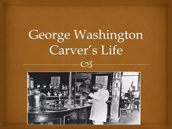 george washington carver s life