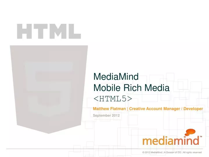 mediamind mobile rich media html5