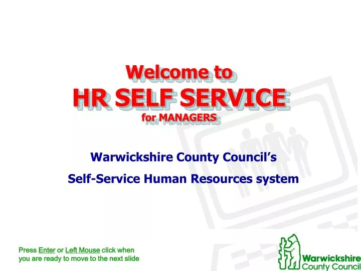 welcome to hr self service for managers