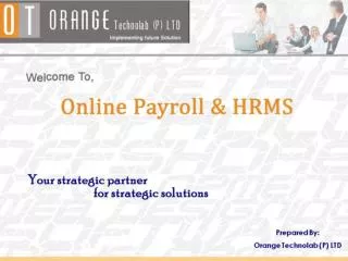 About Orange Payroll &amp; HRMS