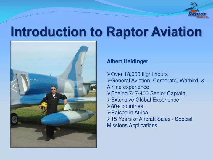 introduction to raptor aviation