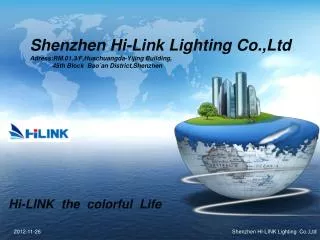 Hi-LINK the colorful Life