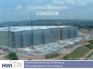 studienschwerpunkt logistik