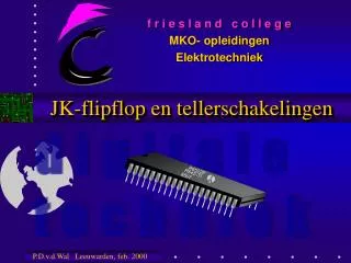 jk flipflop en tellerschakelingen