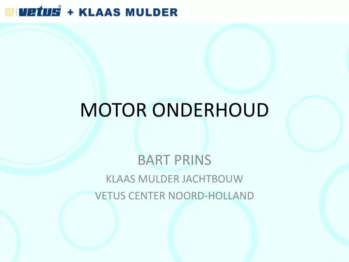 motor onderhoud