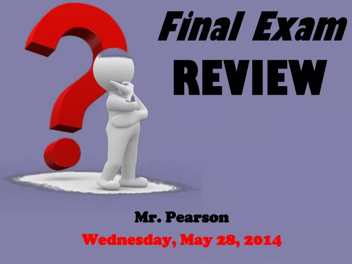 final exam review