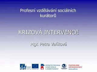 krizov intervence