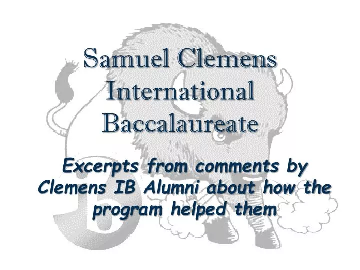 samuel clemens international baccalaureate