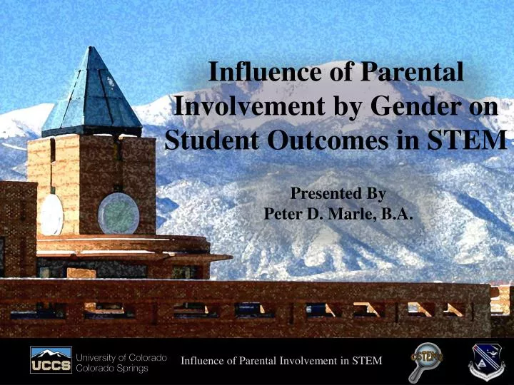 influence of parental involvement by gender on student outcomes in stem