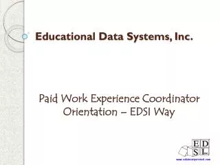 Educational Data Systems, Inc.