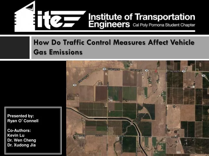 how do traffic control measures affect vehicle gas emissions