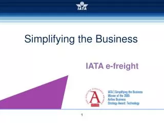 IATA e-freight