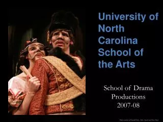 School of Drama Productions 2007-08