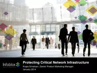 Protecting Critical Network Infrastructure