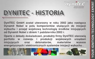 dynitec historia
