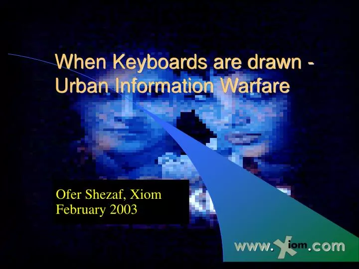 when keyboards are drawn urban information warfare