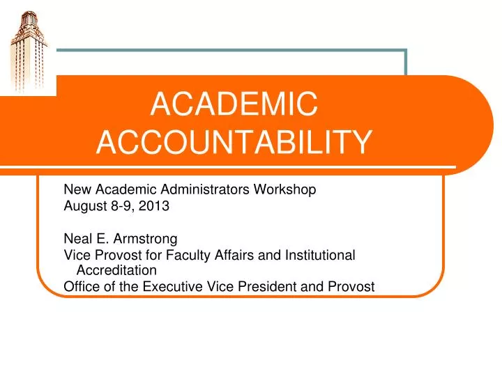 academic accountability