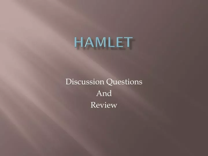 hamlet