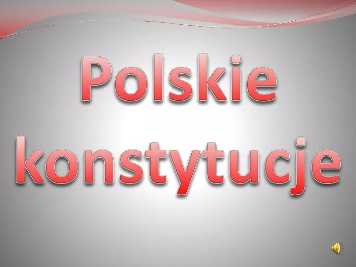 polskie konstytucje