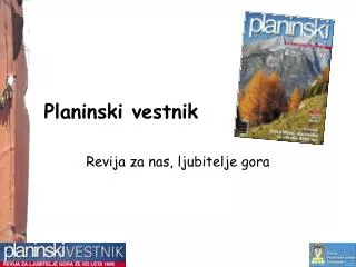 planinski vestnik