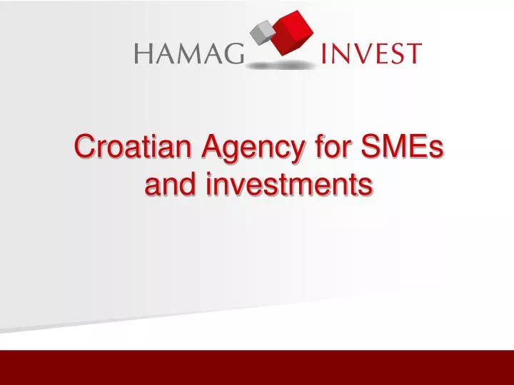 croatian agency for smes and investments