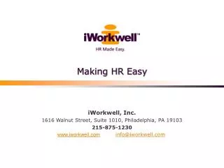 Making HR Easy